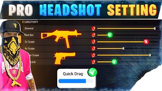 Headshot sensitivity 🔥 Pro one tap setting  Free fire headshot setting tamil  Free fire setting [upl. by Bruns]