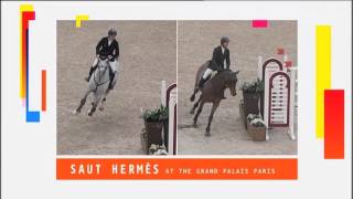 Saut Hermès 2014  mano a mano entre Marcus Ehning et Patrice Delaveau [upl. by Nylhtak174]