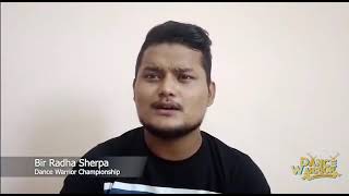 Bir Radha Sherpa  Tv Reality championship  The Dance Warriorship [upl. by Haas]