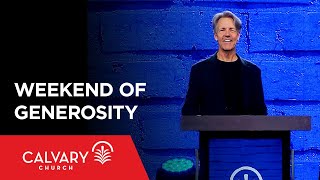 Weekend of Generosity  Isaiah 328  Skip Heitzig [upl. by Furlong]