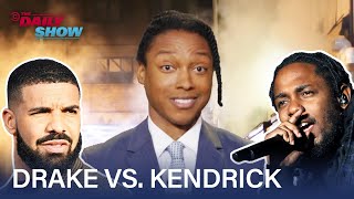 Drake amp Kendrick Lamar’s Rap Beef Explained by Josh Johnson  The Daily Show [upl. by Normie]