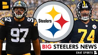 Steelers News Cam Heyward Signs 3Year EXTENSION  Steelers Release SURPRISING Week 1 Depth Chart [upl. by Merceer339]