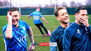 The Asp has TEKKERS 😮  Nathan Aspinall vs Stockport County Crossbar Challenge [upl. by Zelde346]