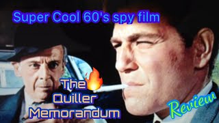 The Quiller Memorandum 1966 REVIEW George Segal spy film [upl. by Liliane]