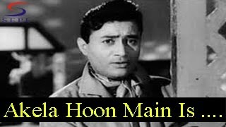 Akela Hoon Main Is Duniya Mein  Mohammed Rafi  BAAT EK RAAT KI  Dev Anand Johnny Walker [upl. by Otrebogad]