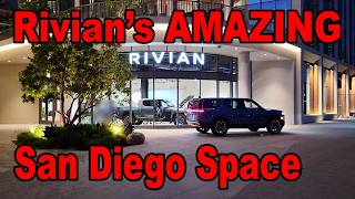 Rivian’s NEW San Diego Space ie Showroom Electric Vehicles EVs Rivian R1S amp R1T Rivian EVs [upl. by Gnus329]