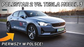 POLESTAR 2 vs TESLA MODEL 3 ⚡️ Test zasięgu i porównanie [upl. by Attekahs708]