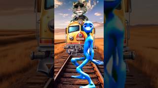 Dame tu Cosita alien dance Vs Train driver 🤣😁😄funny aliendance vfx shorts [upl. by Anilejna]