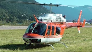 Brand new Bell 407GXP startup takeoff and departure [upl. by Ruenhs335]