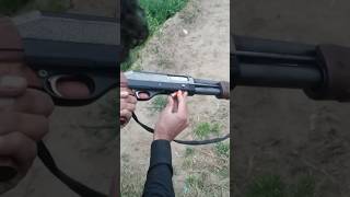 pump action gun shooting shortvideo viralshort [upl. by Carlene620]