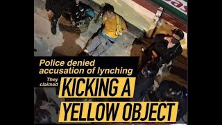 Vasco Williams Yuen Long  police assaulted and kicked the man from quotProtect the Childquot [upl. by Buddy]