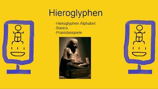 HIEROGLYPHEN einfach erklärt aber schaut lieber das NEUERE BESSERE Video l Rundum Ägypten [upl. by Enram37]