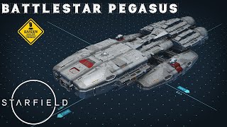 Starfield Battlestar Pegasus Tutorial No Mods [upl. by Zullo]