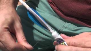 Simple Arrow Fletching Without a Jig [upl. by Ermine]