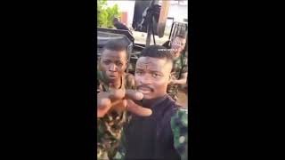 Nigerian Soldiers begging Bello Turji to come out from his hideout and confront them [upl. by Esilehs]