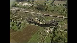 Marion Crestline and Galion Ohio Rail Lines From the Air 1990s [upl. by Gathard]