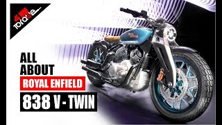 25 Lakh Views  All About Royal Enfield 838 VTwin Bobber Concept KX  41NM TORQUE [upl. by Anitnerolf]