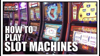 HOW TO PLAY SLOT MACHINES a tutorial for beginners [upl. by Nawuj]