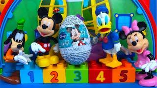 MICKEY MOUSE CLUBHOUSE PART 6 OF 6  SURPRISE CHOCOLATE EGG MINNIE MOUSE PLUTO DONALD DUCK [upl. by Flan674]