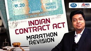 Indian contract act full chapter revision  law contract act 1872 revision  mohit agarwal [upl. by Nirahs]