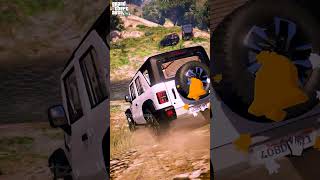 Thar Faas Gayi 😳 Fortuner vs Scorpio Challenge in gta 5 shorts gta gaming thar [upl. by Mulligan]