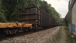 Norfolk Southern  150 Cars  Peachtree Park Atlanta 1080p  60fps [upl. by Siulesoj259]