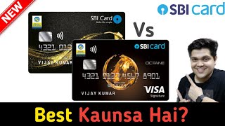 SBI BPCL CREDIT CARD Vs SBI BPCL OCTANE CREDIT CARD  sbi bpcl vs bpcl octane  Best Kaunsa Hai [upl. by Atsillac145]