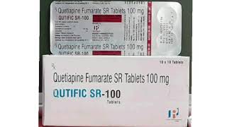 QUTIFIC SR 100 Tablets Quetiapine Fumarate SR Tablets 100 mg [upl. by Naiditch]