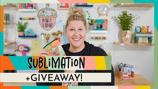 Cricut Sublimation Glowforge Sewing  GIVEAWAY [upl. by Liahus979]