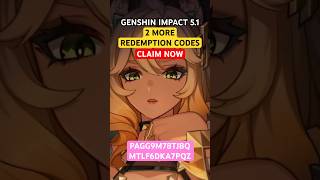 REDEEM NOW 2 MORE CODES genshinimpact genshin redemptioncode redeem code freecode f2p free [upl. by Odlanyar]