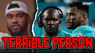 TUA TAGOVAILOA TALKS FORMER DOLPHINS HC BRIAN FLORES 🔥  Dan Le Batard Show With Stugotz [upl. by Bathsheeb]