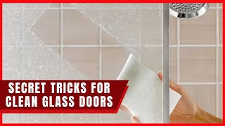 How To Clean Glass Shower Doors Quickly [upl. by Leavitt]