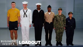 Every Uniform In A Navy Sailors Seabag  Loadout  Business Insider [upl. by Nnairb646]