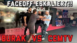 FACEOFF VLOG mit BABA ESKALIERT😤BOXKAMPF CEMTV vs BURAK💥🥊 ShishaStation [upl. by Anawd]