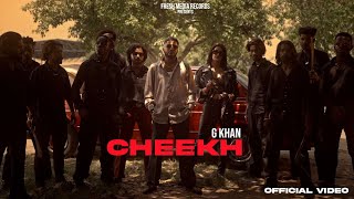 Cheekh  G khan  Video Song  ft Hobby Dhaliwal  Fresh Media Records [upl. by Ledda]