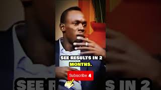 quotLegend of Speed Usain Bolts 4year journey for 9 seconds 🏃‍♂️💨 Shorts MotivationalVideo [upl. by Doss]