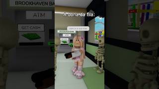 A dona da fila roblox brookhaven editsderoblox [upl. by Herzig758]