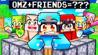 Omz  ALL FRIENDS   In Minecraft With Crazy Fan Girl [upl. by Odnalor]