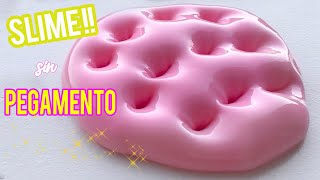 HAZ SLIME CON 2 INGREDIENTES SIN PEGAMENTO🔥 3 Recetas No BORAX Almidón Detergente Solución [upl. by Ardnosal]