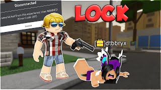 Using AIMLOCK On Da Hood STAFF Until I Get BANNED [upl. by Dryfoos929]