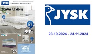 JYSK leták SK  23102024  24112024 [upl. by Estus]