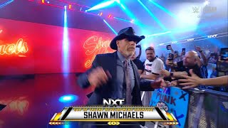 Shawn Michaels Entrance  WWE NXT October 01 2024 [upl. by Adlesirhc]