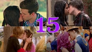 Top 15 BEST Disney Channel Kisses [upl. by Iorio326]