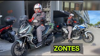 I tested Zontes 368G and 703F A Visit to Zontes Singapore [upl. by Herta]