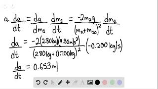 Figure shows Atwoods machine in which two containers are connected by a cord of negligible mass pa [upl. by Aniratac]