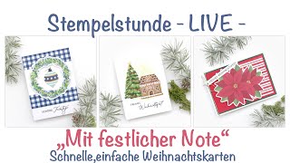 Stempelstunde   LIVE   quotMit festlicher Notequot [upl. by Sakovich]