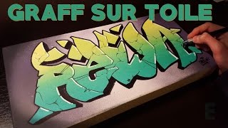 Graff sur toilecanvas commenté 2 REWA [upl. by Anneres]