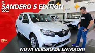 Conheça o Renault Sandero S Edition 2022  Nova Versão de Entrada do Hatch [upl. by Cleti665]