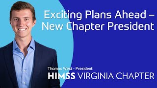 New HIMSS Virginia Chapter President Exciting Plans Ahead healthit [upl. by Dido]