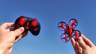 Eachine E010 Micro RC Drone Flight Test Review  Captain RC [upl. by Anirehs209]